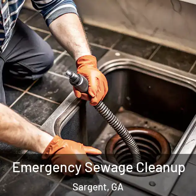  Emergency Sewage Cleanup Sargent, GA