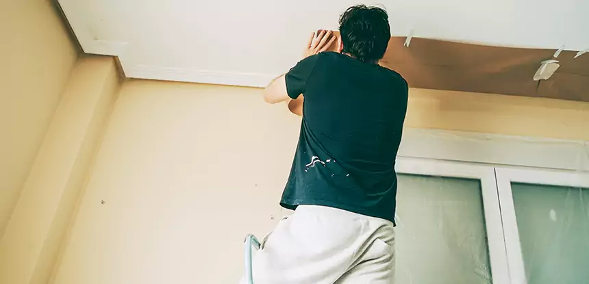 Ceiling Water Damage Repair in Sargent