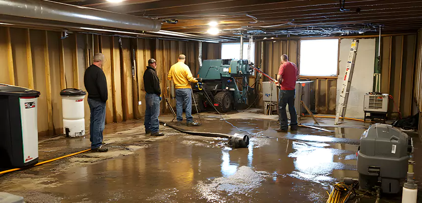 Commercial Water Damage Cleanup in Sargent