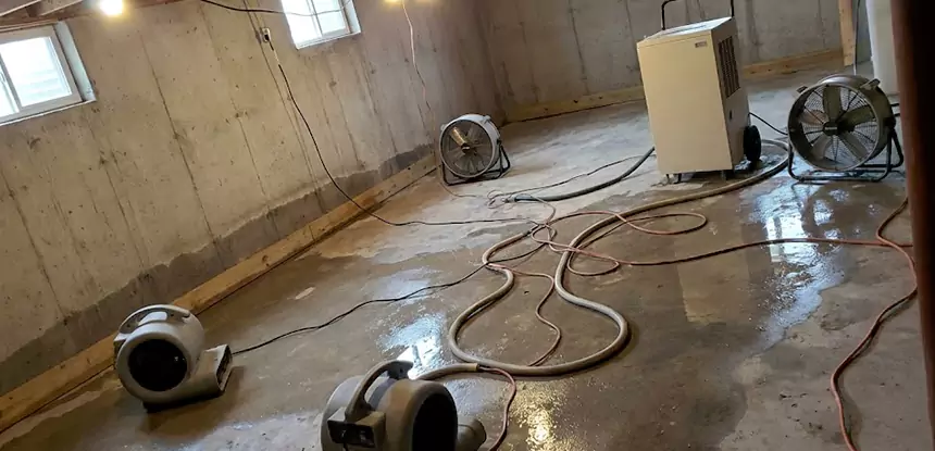 Large-Scale Water Damage Cleanup in Sargent