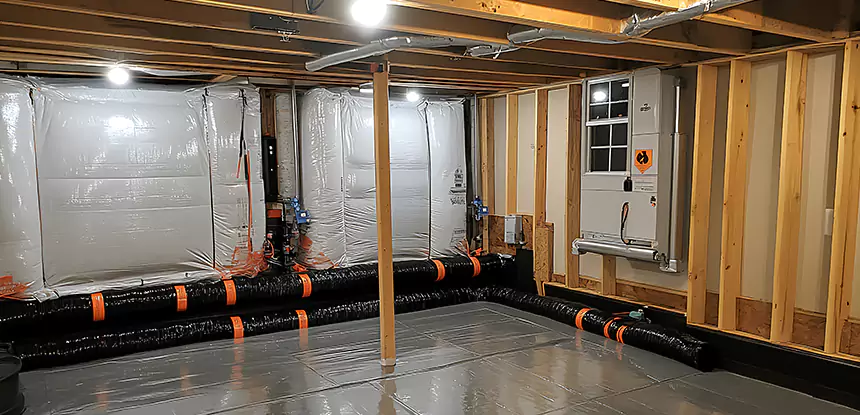 Crawl Space Humidity Control in Sargent