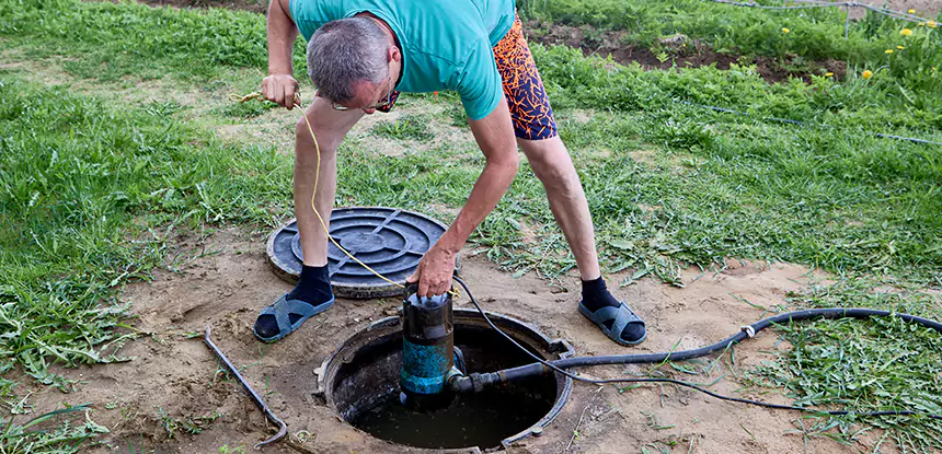 Outdoor Sewage Cleanup in Sargent