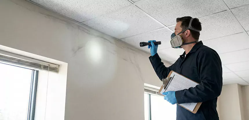 Ceiling Water Damage Inspection in Sargent