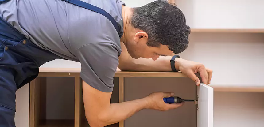 Water Damaged Cabinet Repair in Sargent