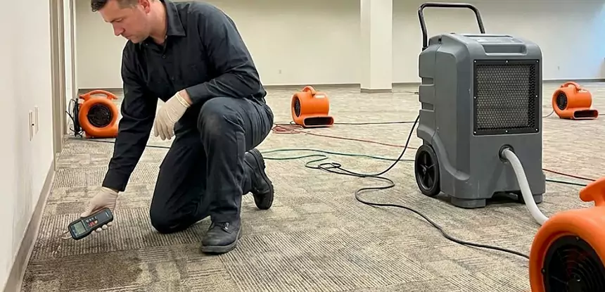 Drying Carpet Padding After Flood in Sargent