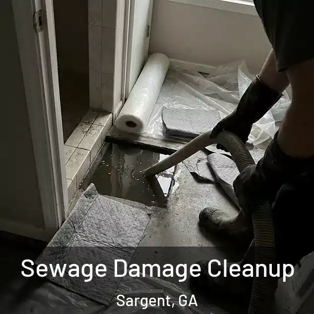  Sewage Damage Cleanup Sargent, GA